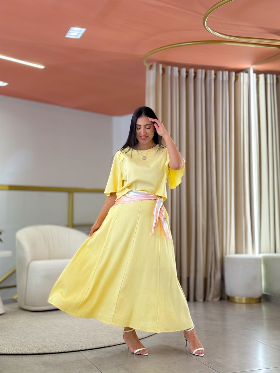 Conjunto Taina Amarelo