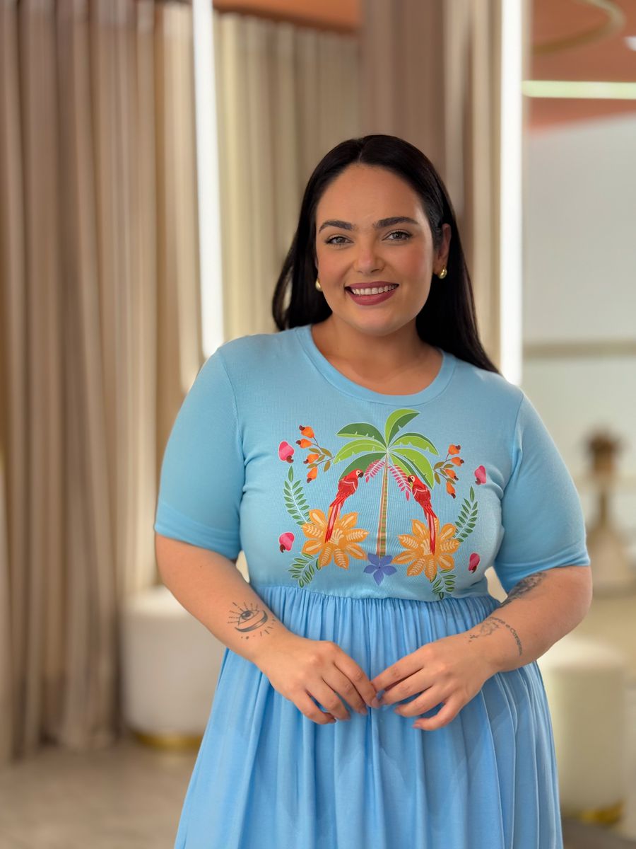 Vestido Kiara Azul Bebe