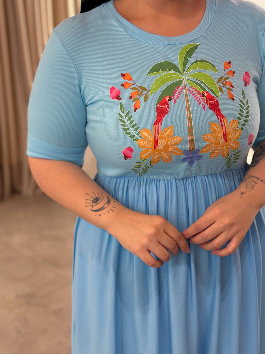 Vestido Kiara Azul Bebe