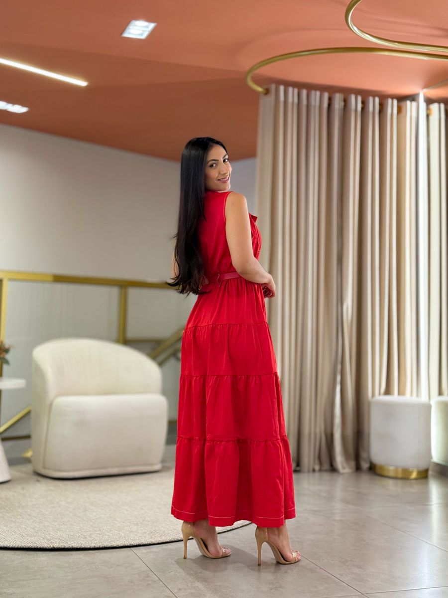 Vestido Isabel Vermelho
