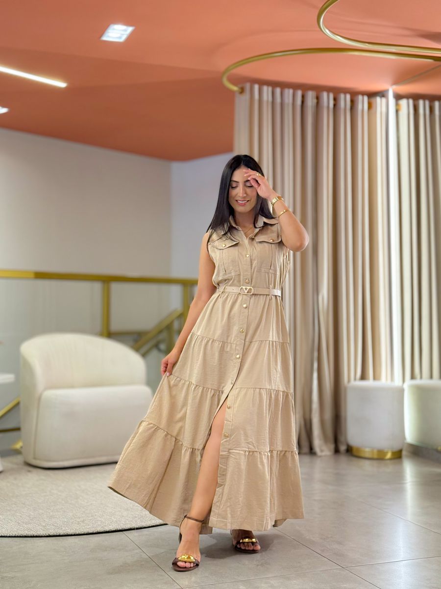 Vestido Isabel Nude