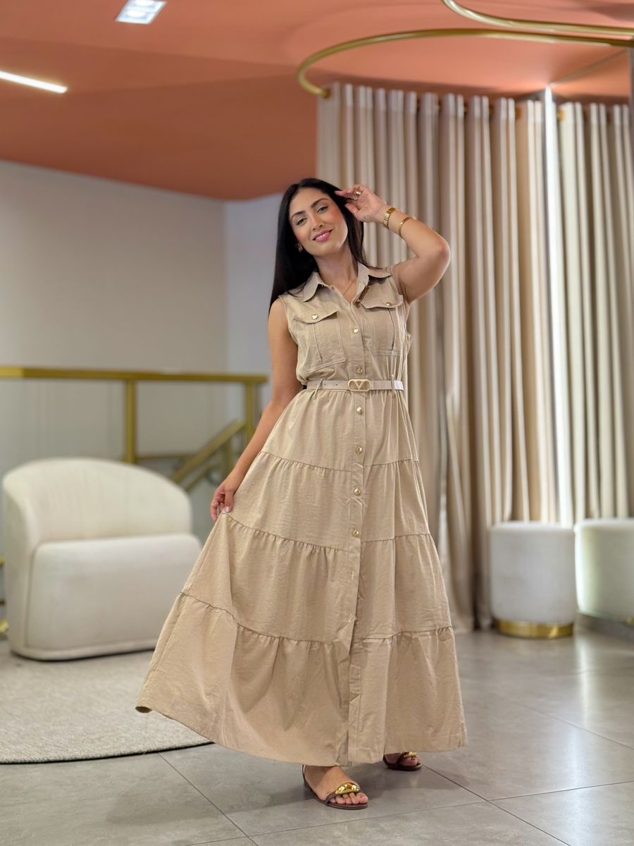 Vestido Isabel Nude