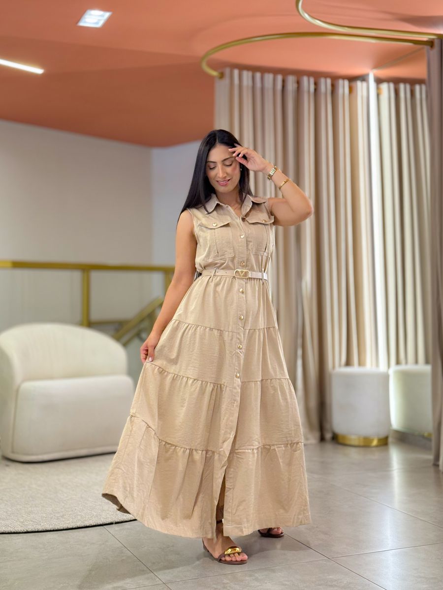 Vestido Isabel Nude