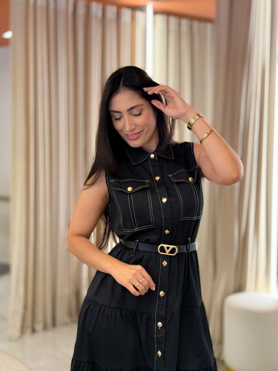Vestido Isabel Preto