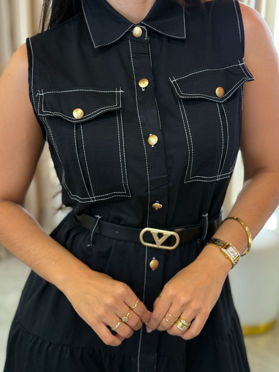 Vestido Isabel Preto