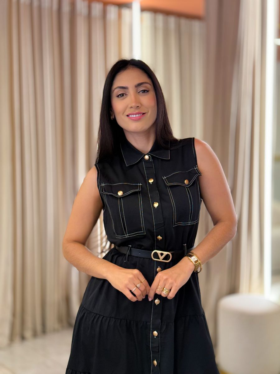 Vestido Isabel Preto