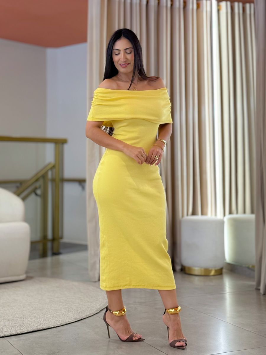 Vestido Carolina Amarelo