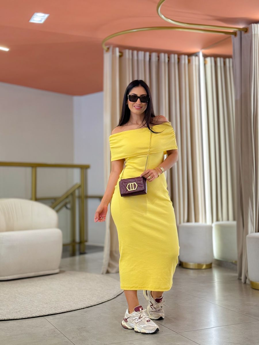 Vestido Carolina Amarelo
