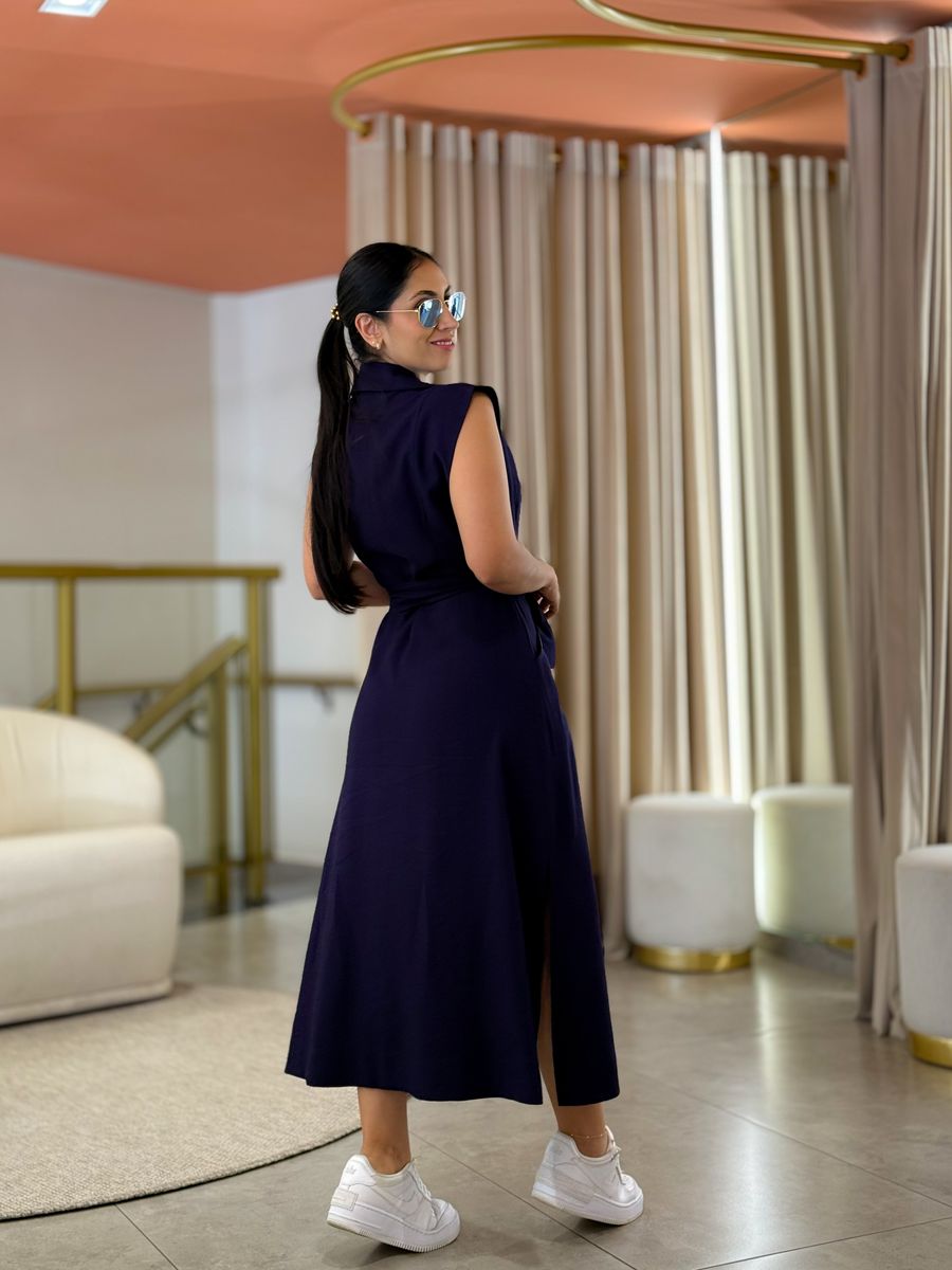 Vestido Marta Azul Marinho