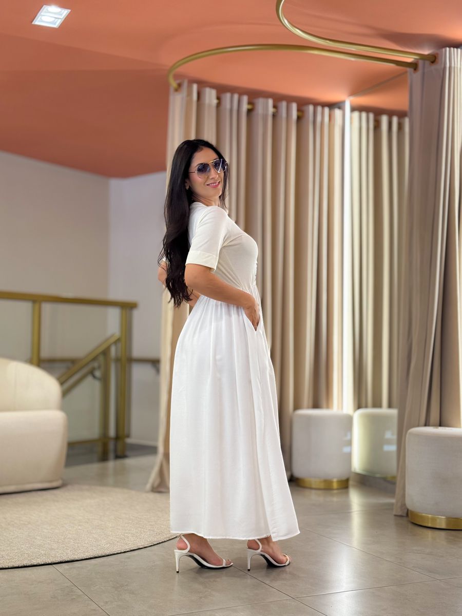 Vestido Kiara Off White Arara