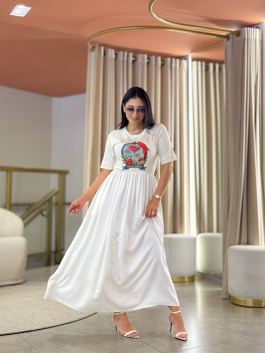 Vestido Kiara Off White Arara