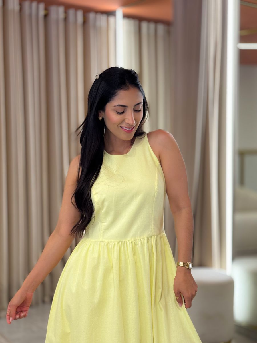 Vestido Kelly Amarelo