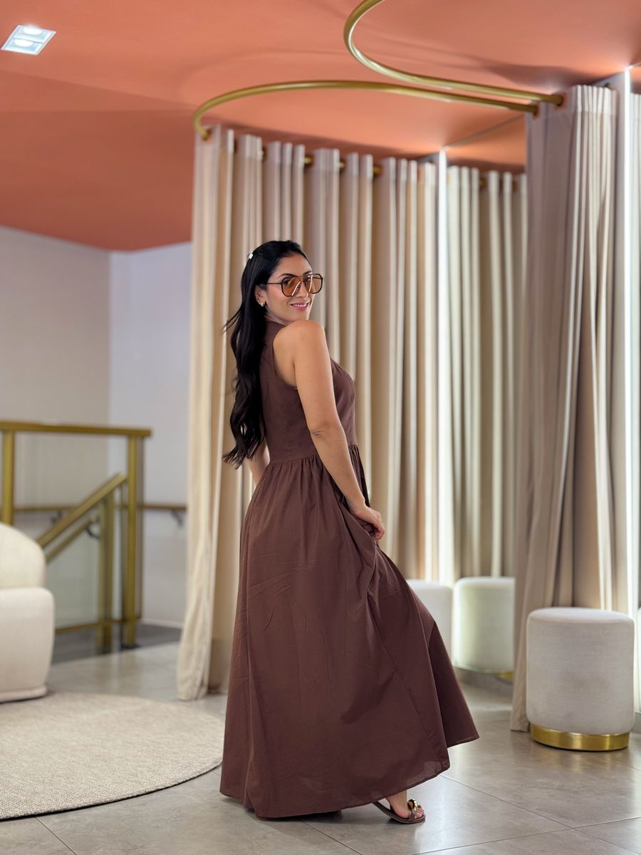 Vestido Kelly Marrom