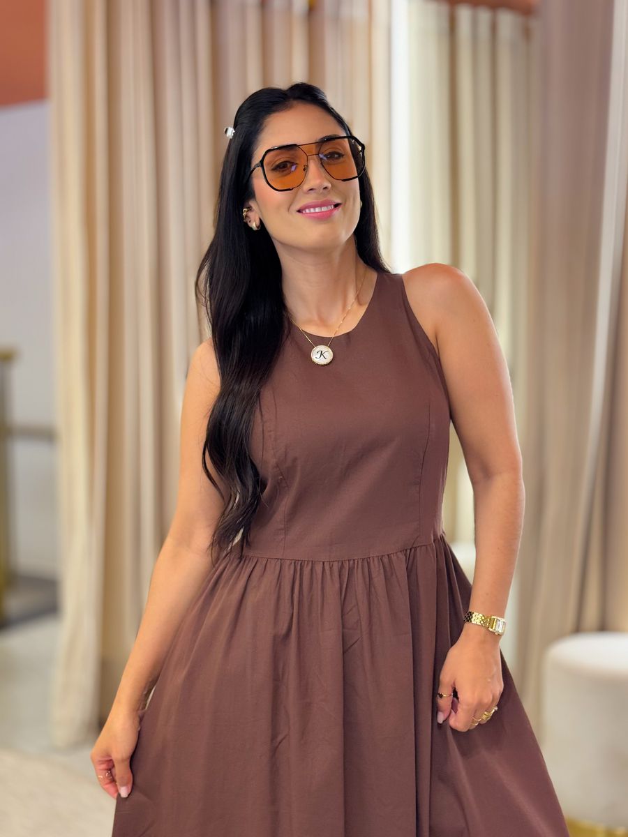 Vestido Kelly Marrom