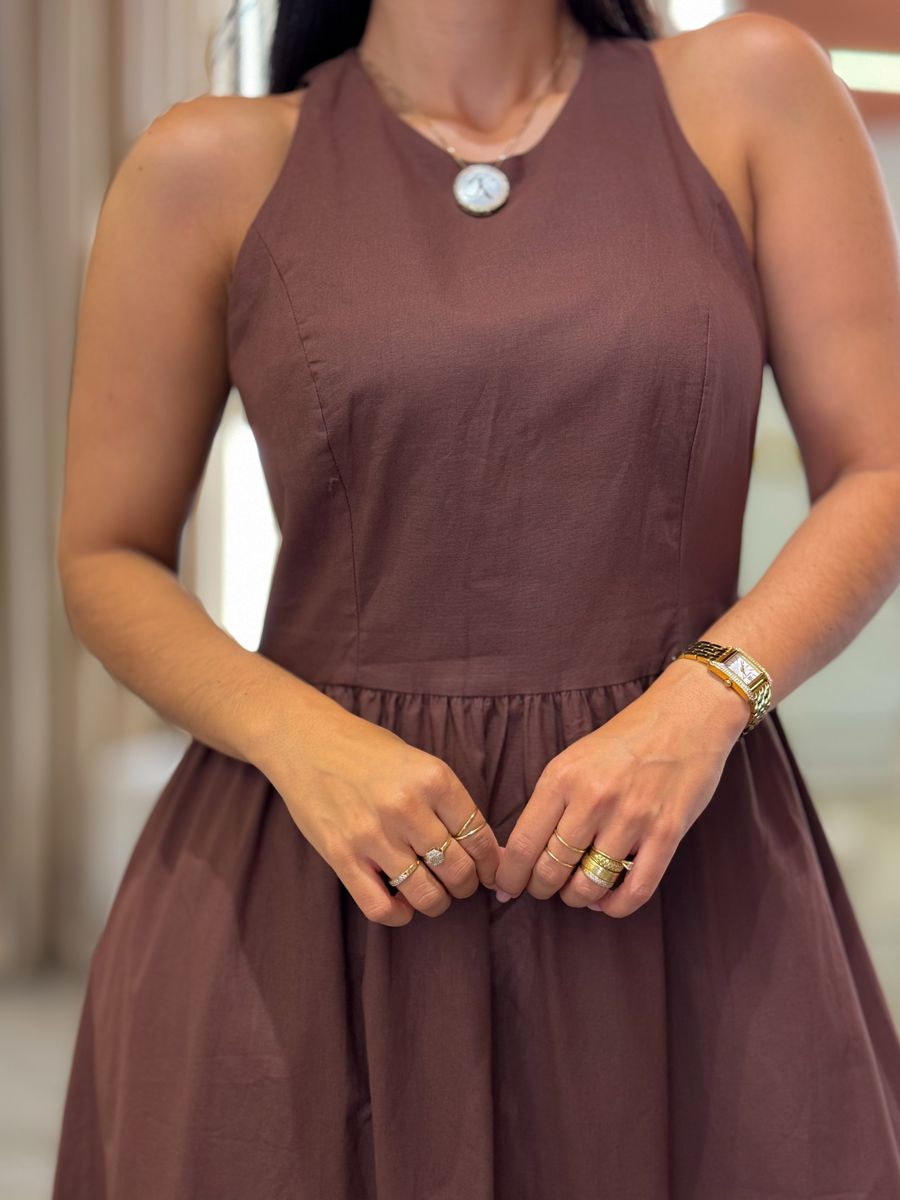Vestido Kelly Marrom