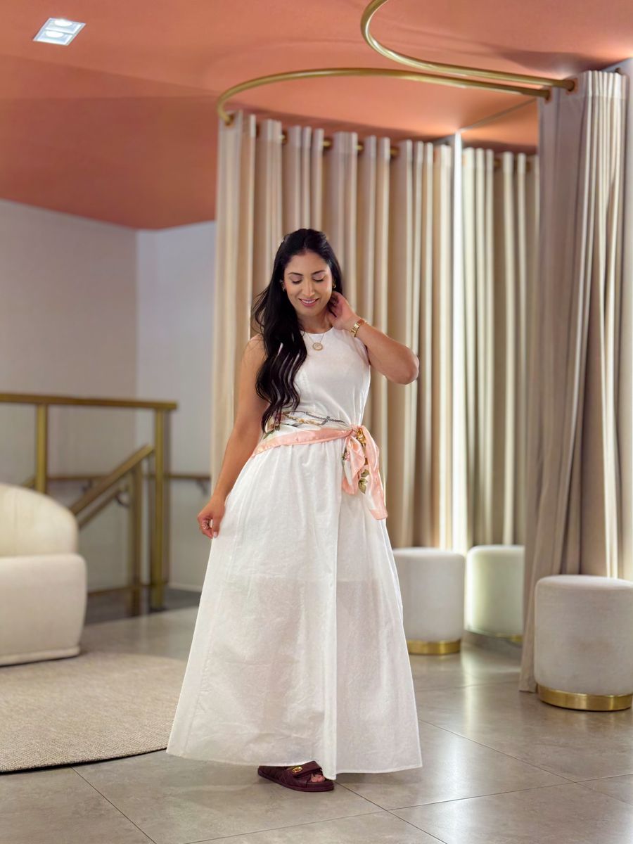Vestido Kelly Off White