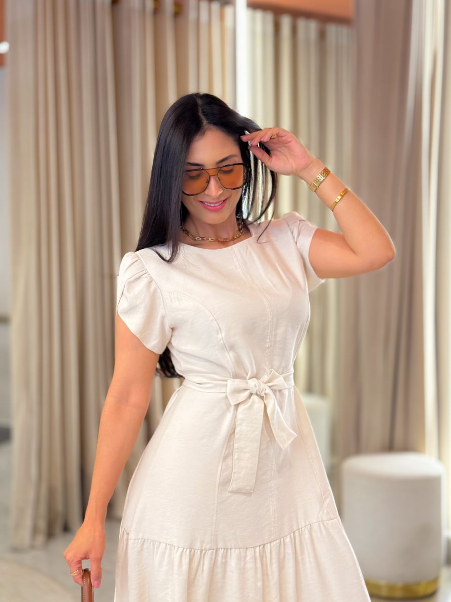 Vestido Livia Creme
