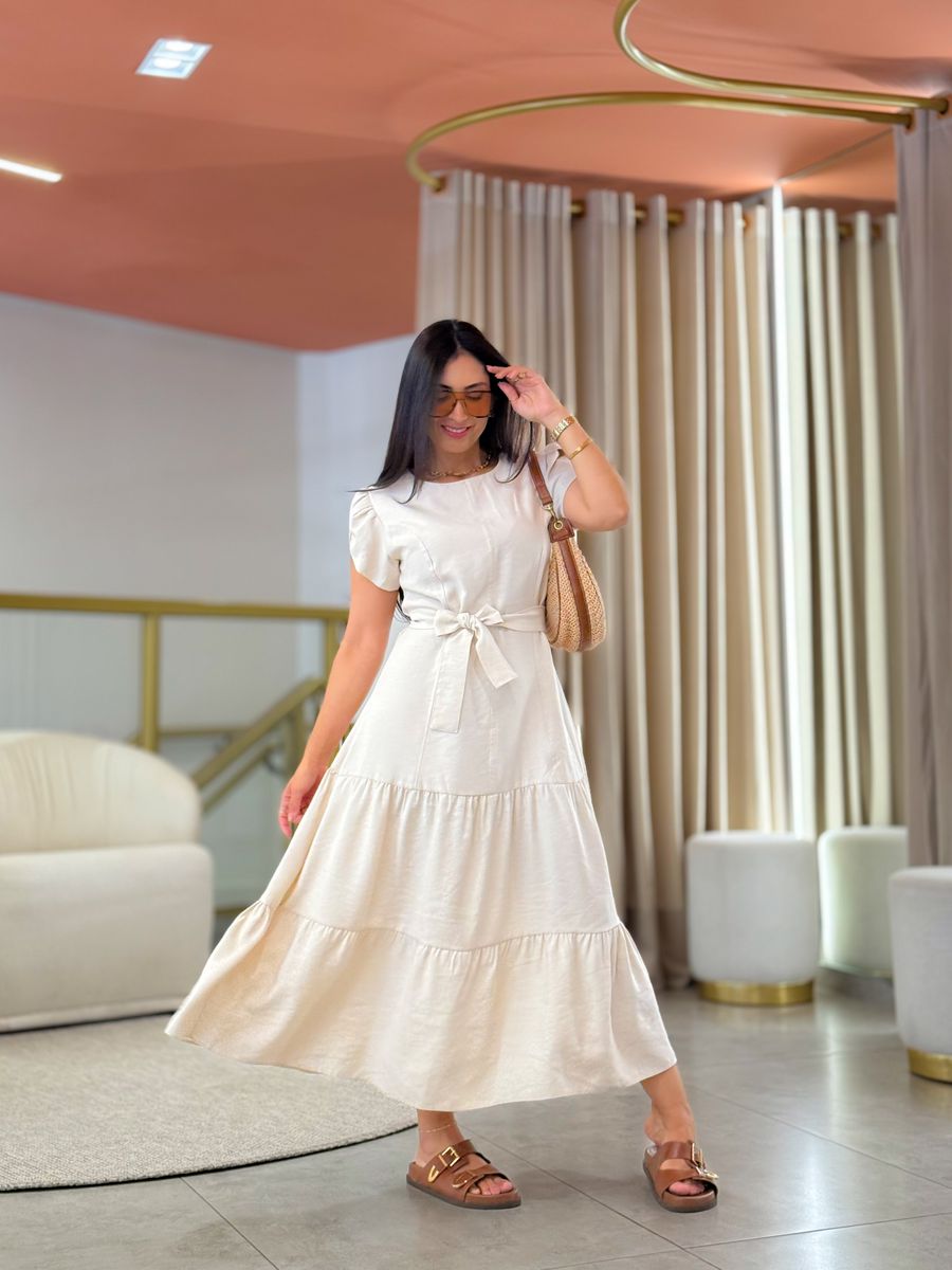 Vestido Livia Creme