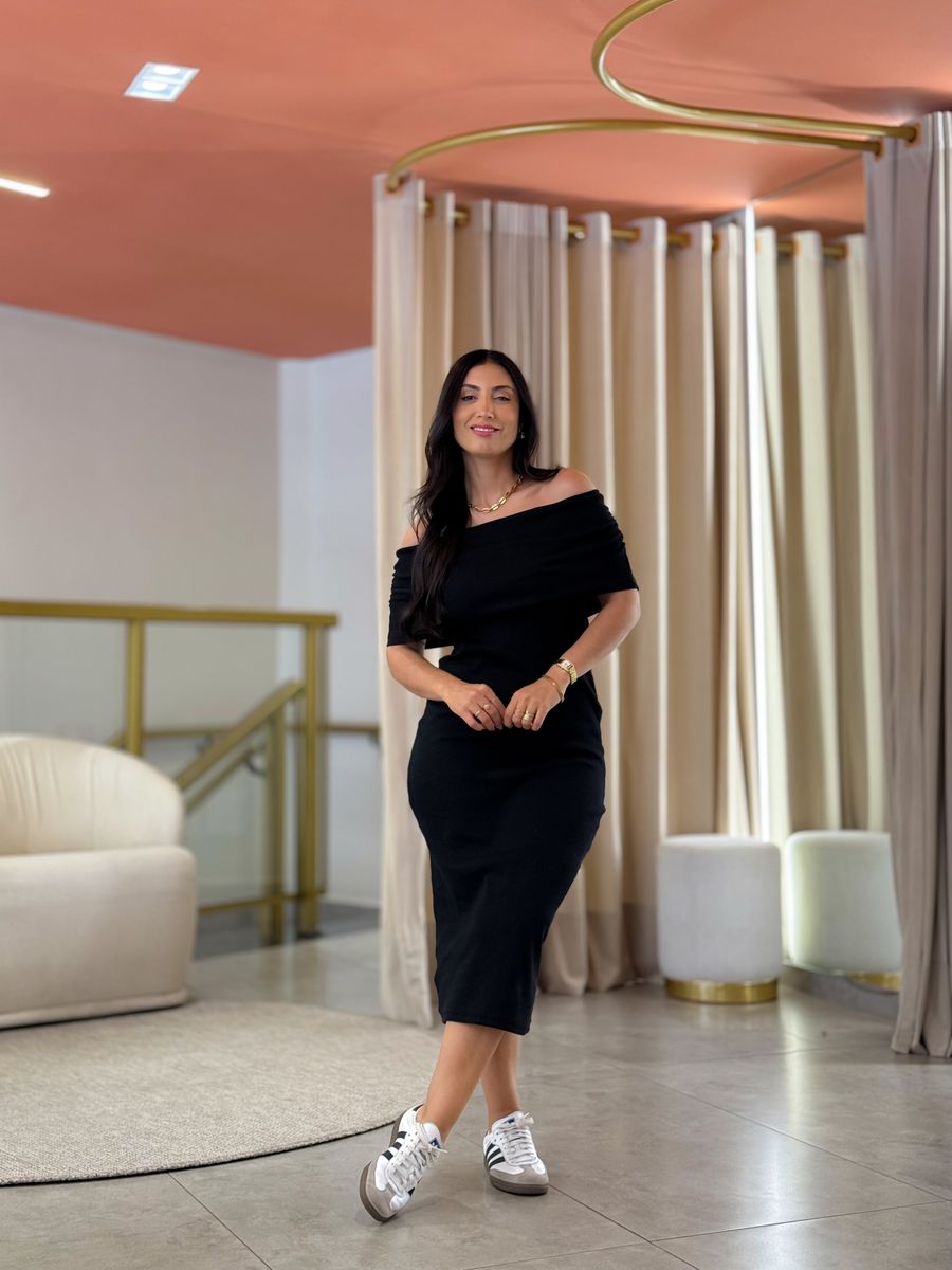 Vestido Carolina Preto