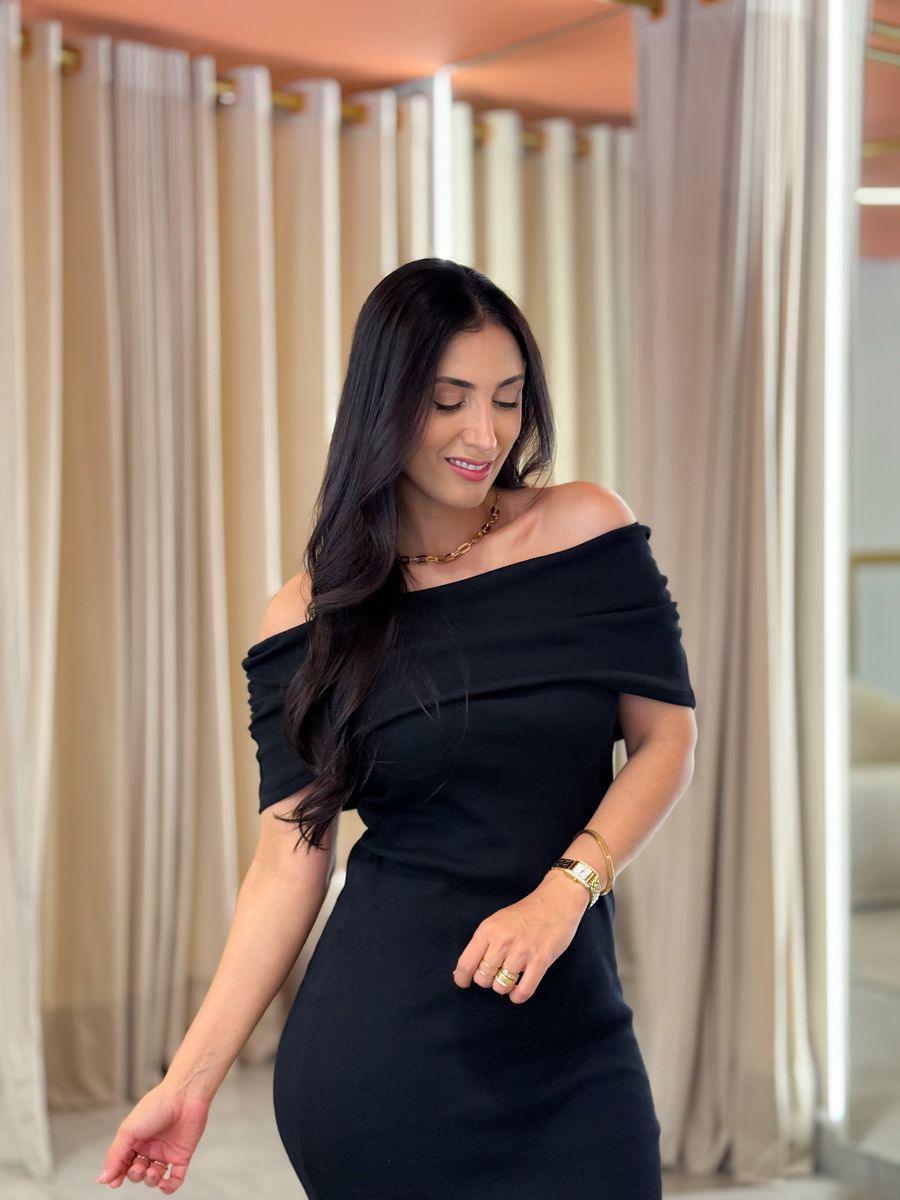 Vestido Carolina Preto