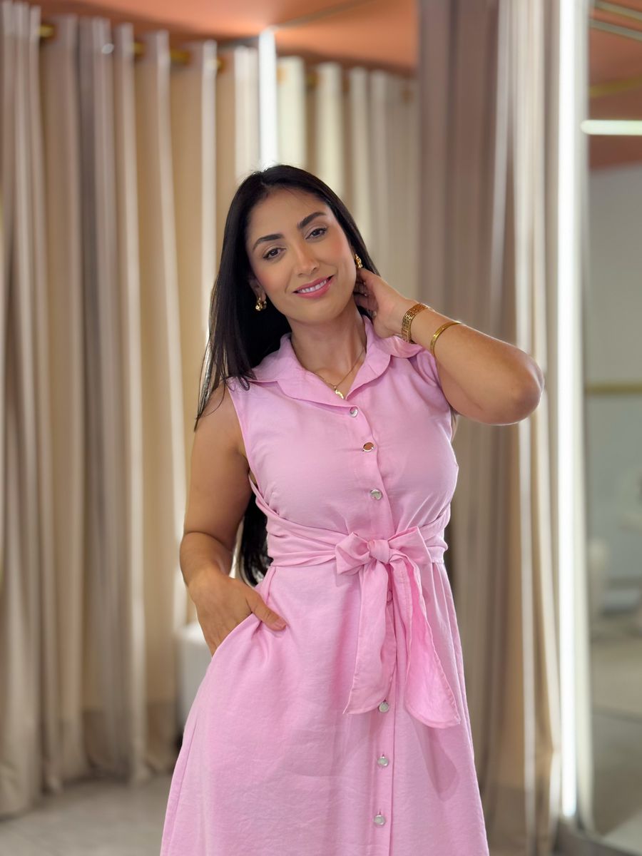 Vestido Helena Rosa Bebe