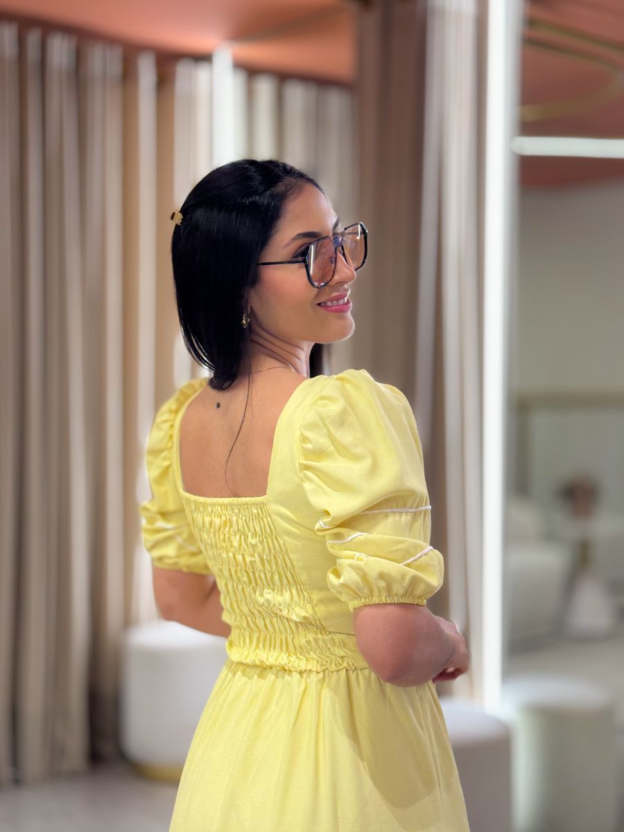 Vestido Carla Amarelo