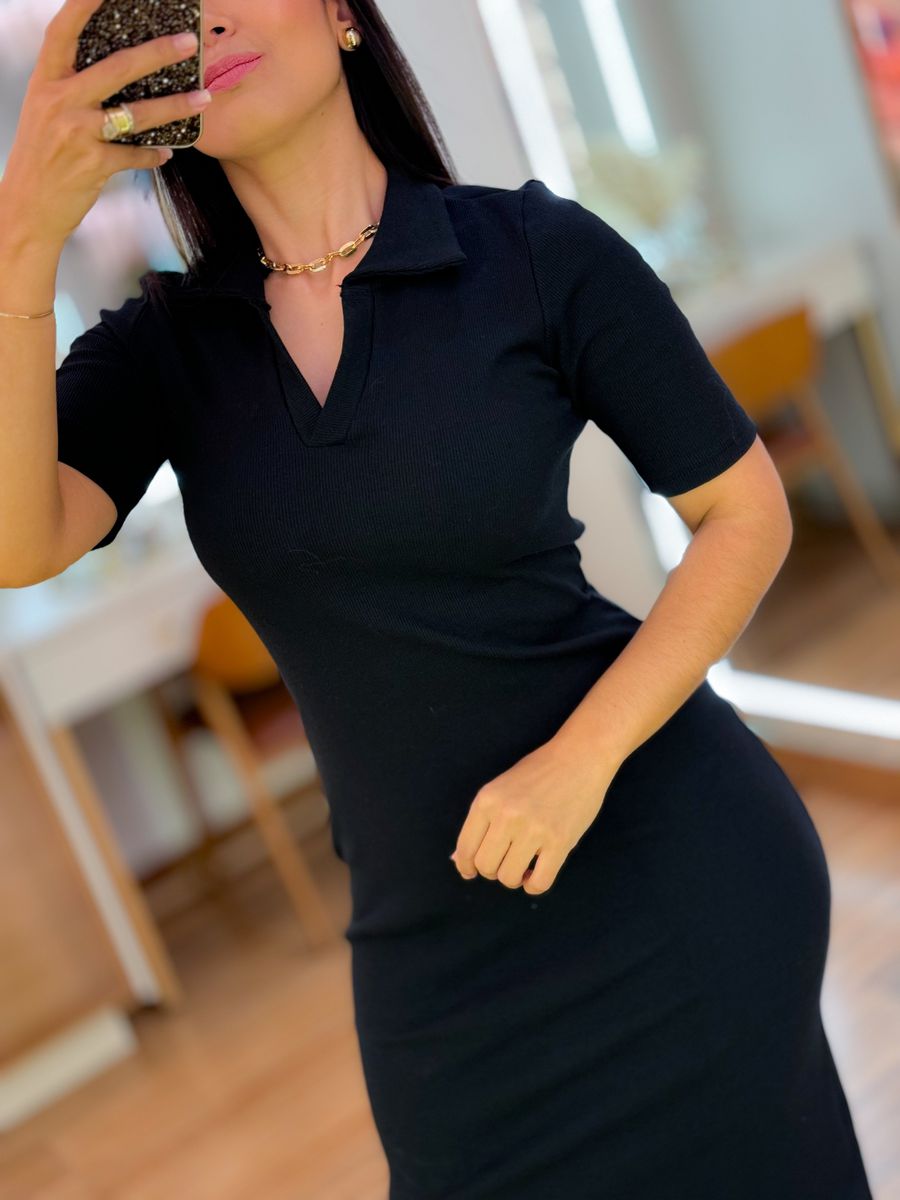 Vestido Celina Preto