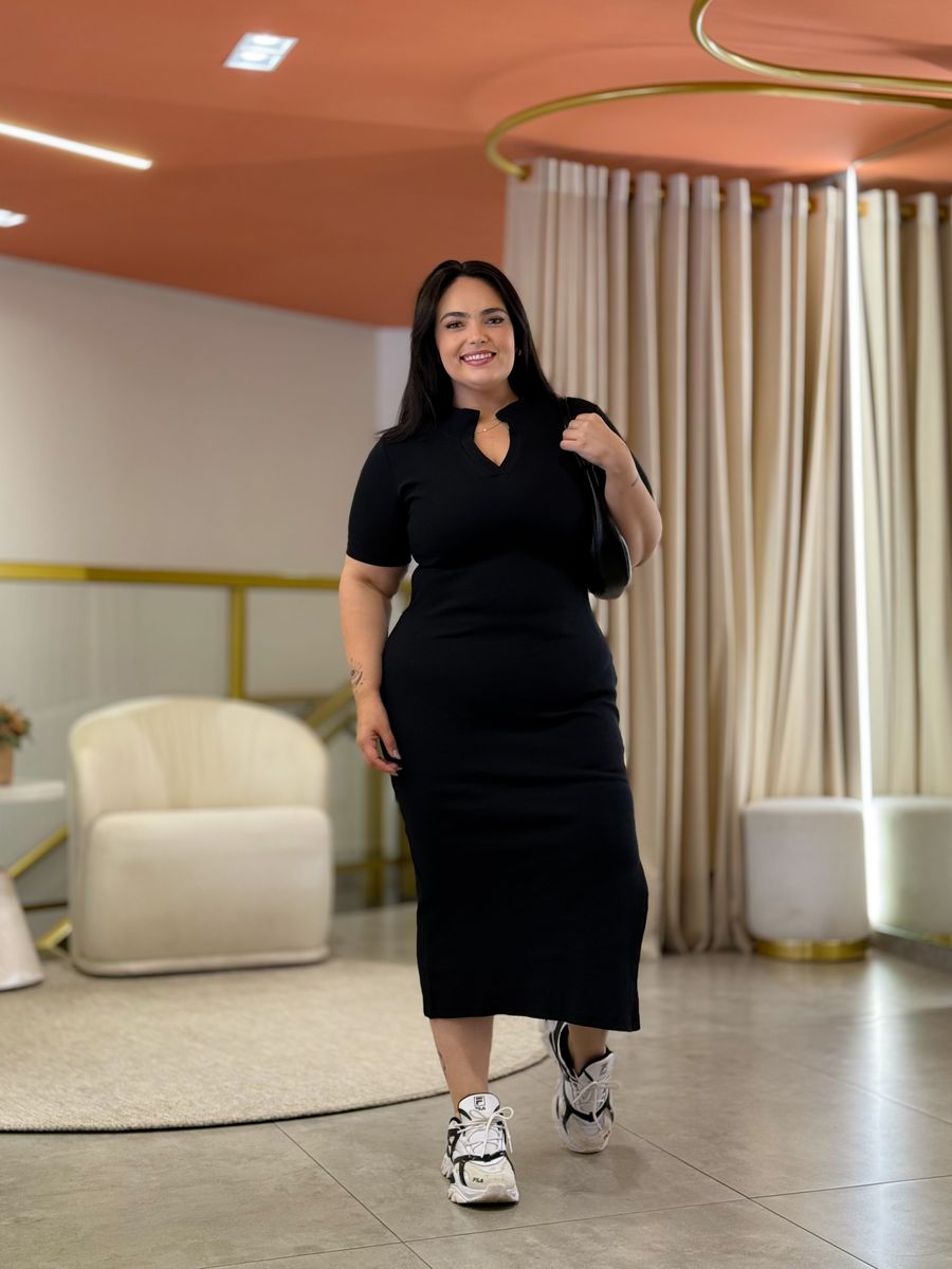Vestido Celina Preto
