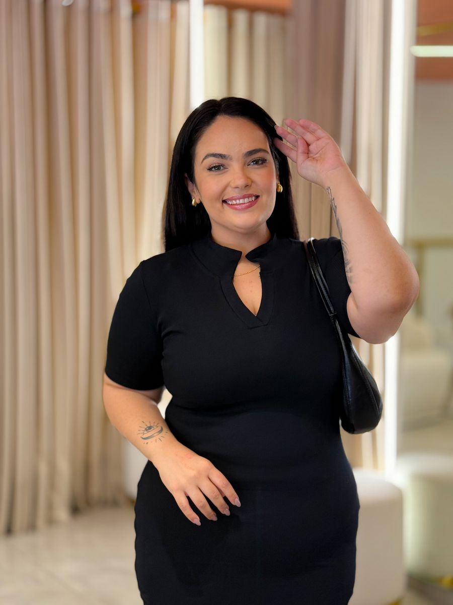 Vestido Celina Preto