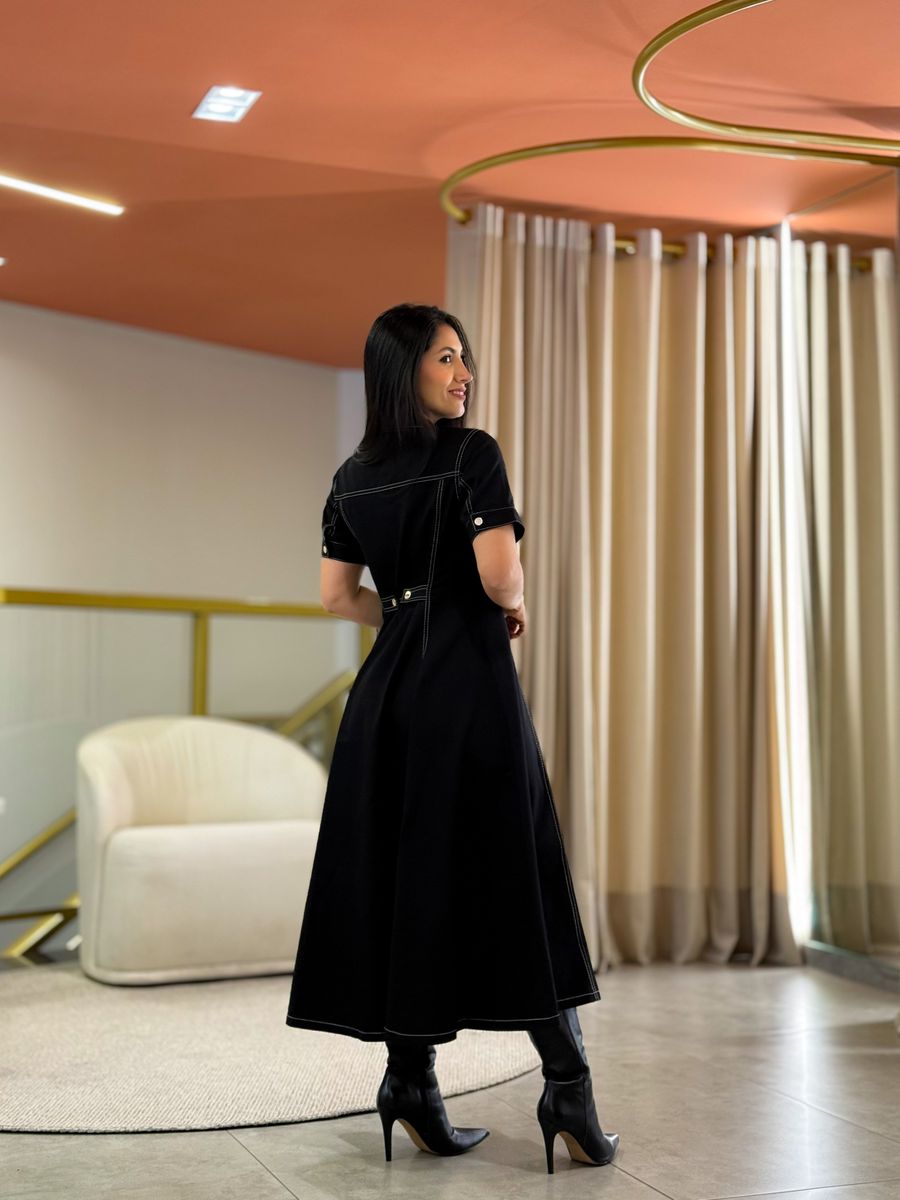 Vestido Rebeca Preto