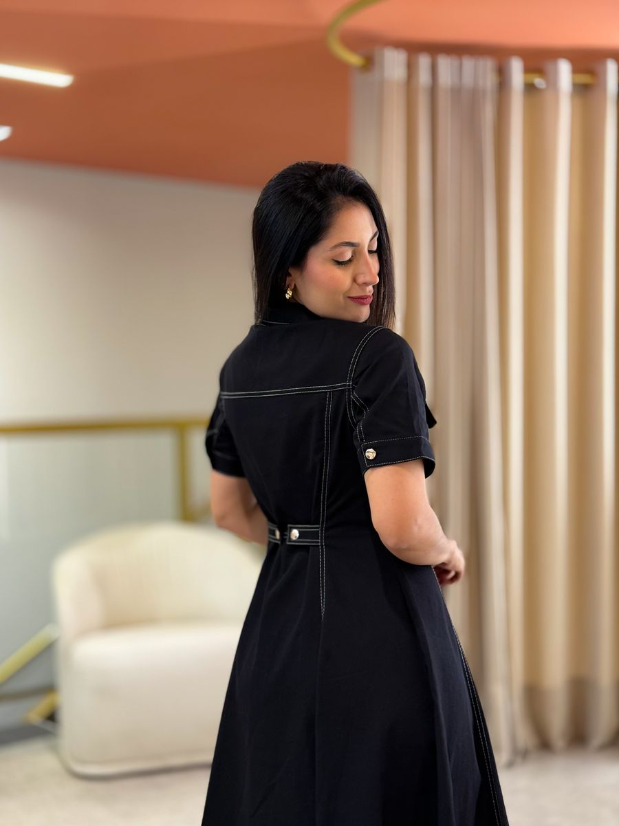 Vestido Rebeca Preto