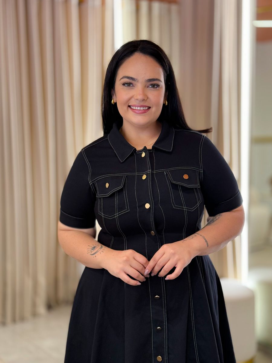 Vestido Rebeca Preto