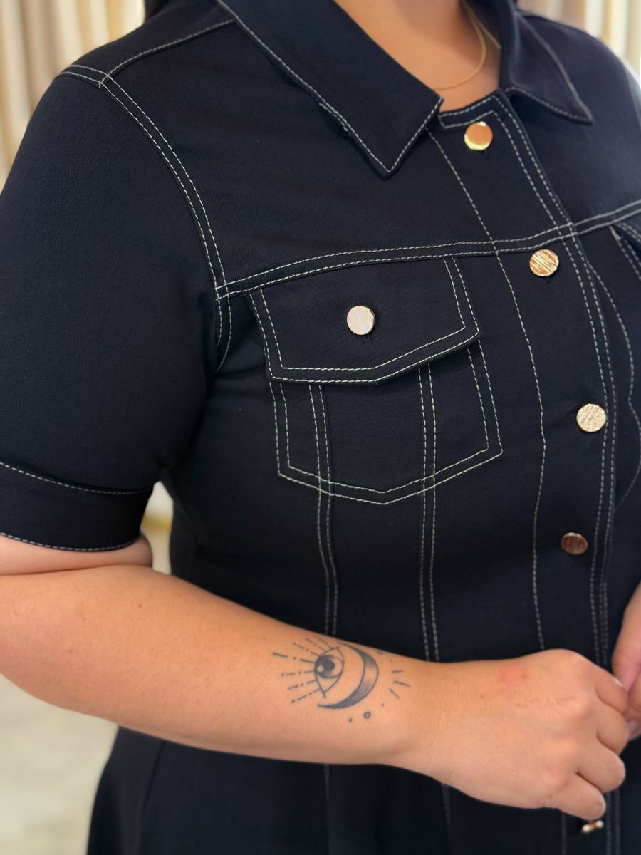 Vestido Rebeca Preto