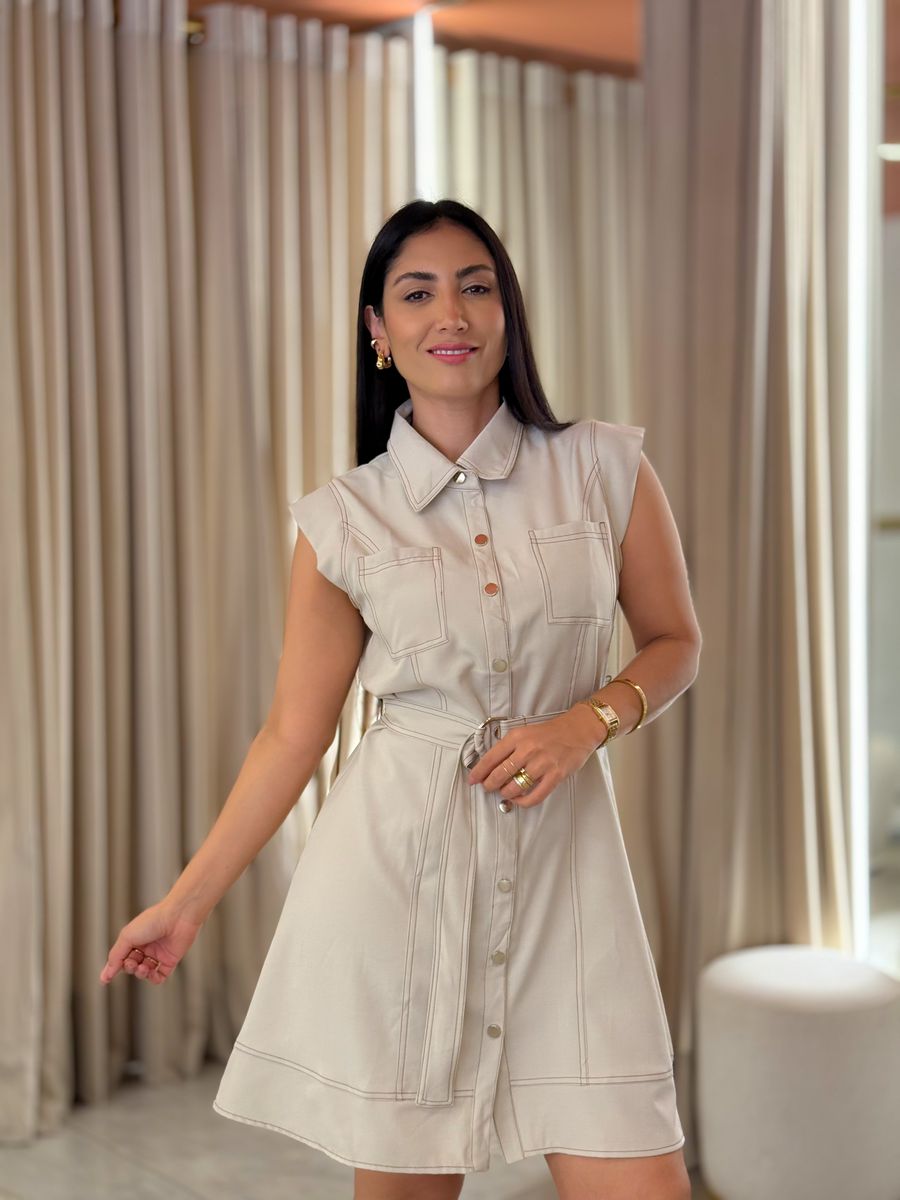 Vestido Barbara Creme