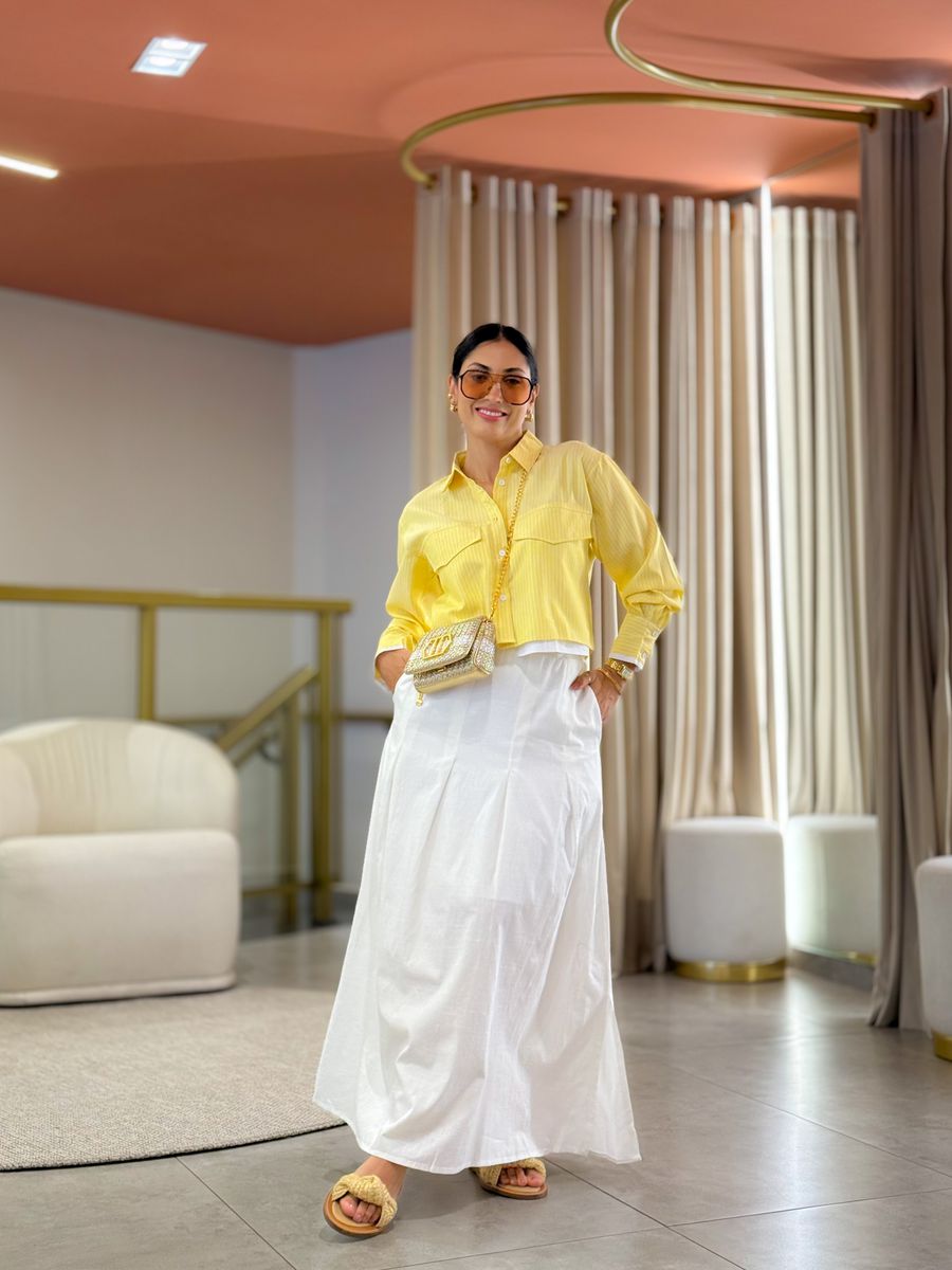 Camisa Serena Amarela