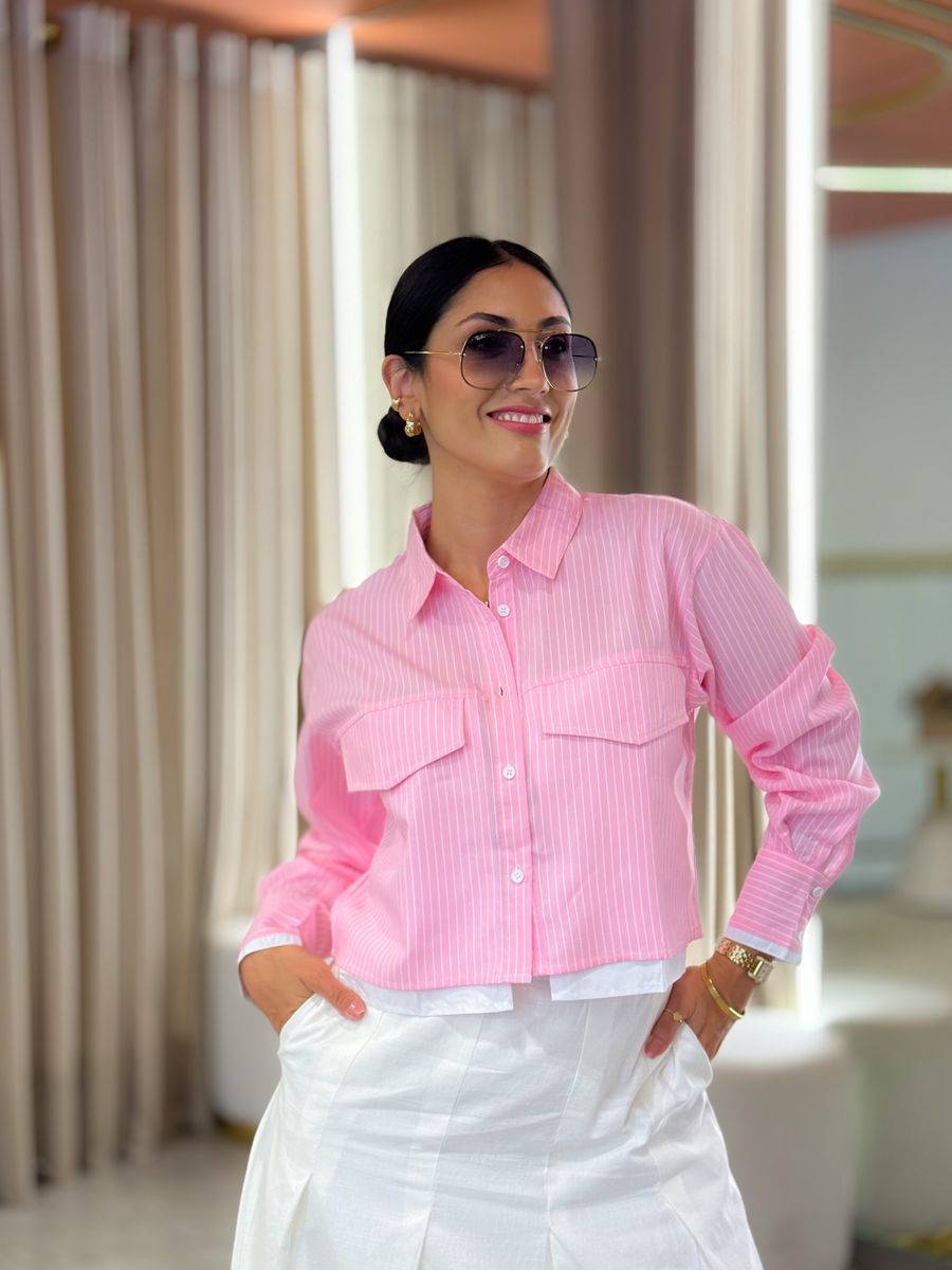 Camisa Serena Rosa