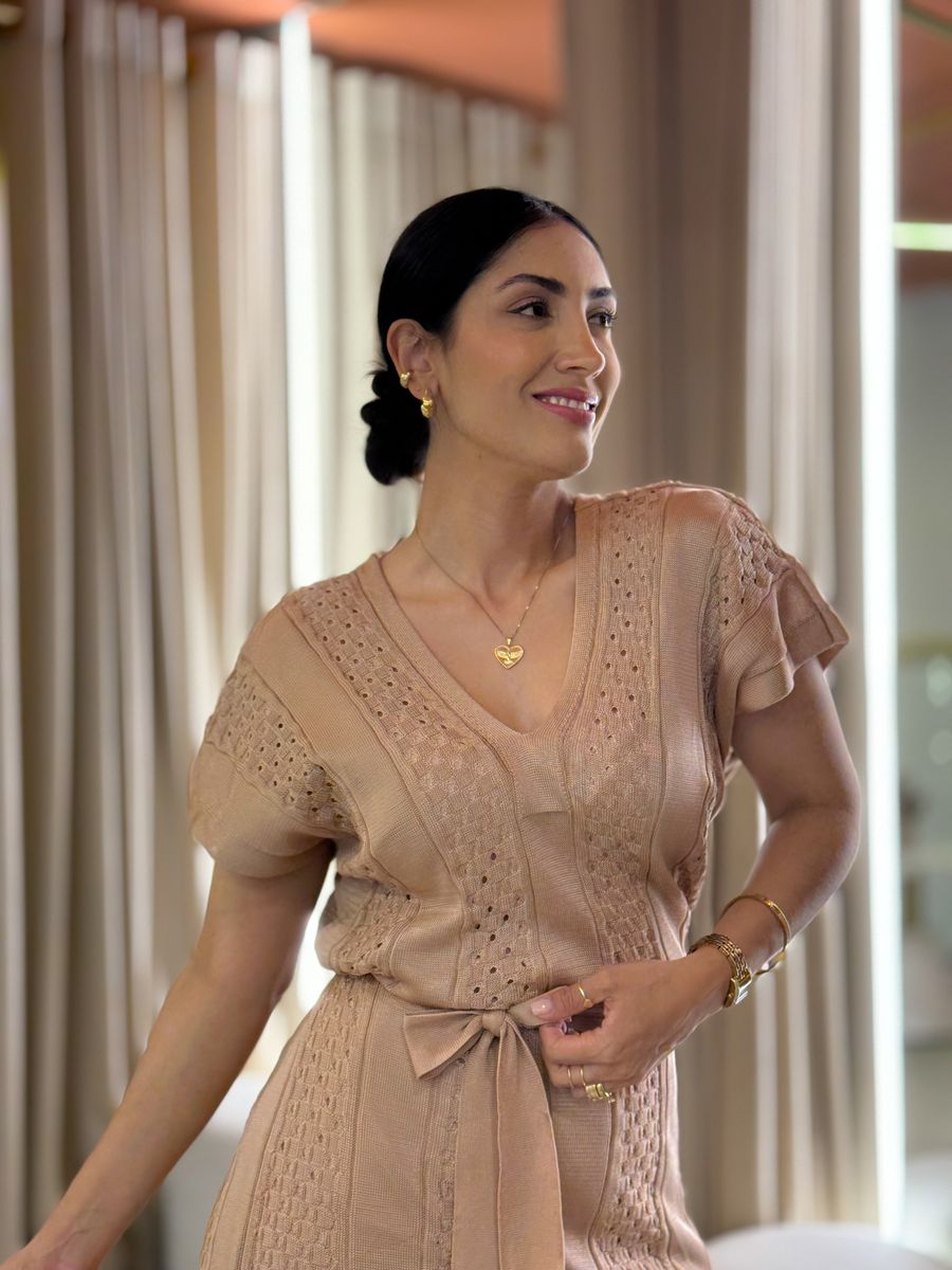 Vestido Tamires Nude