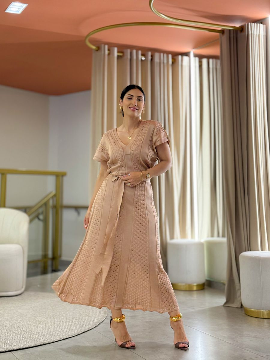 Vestido Tamires Nude