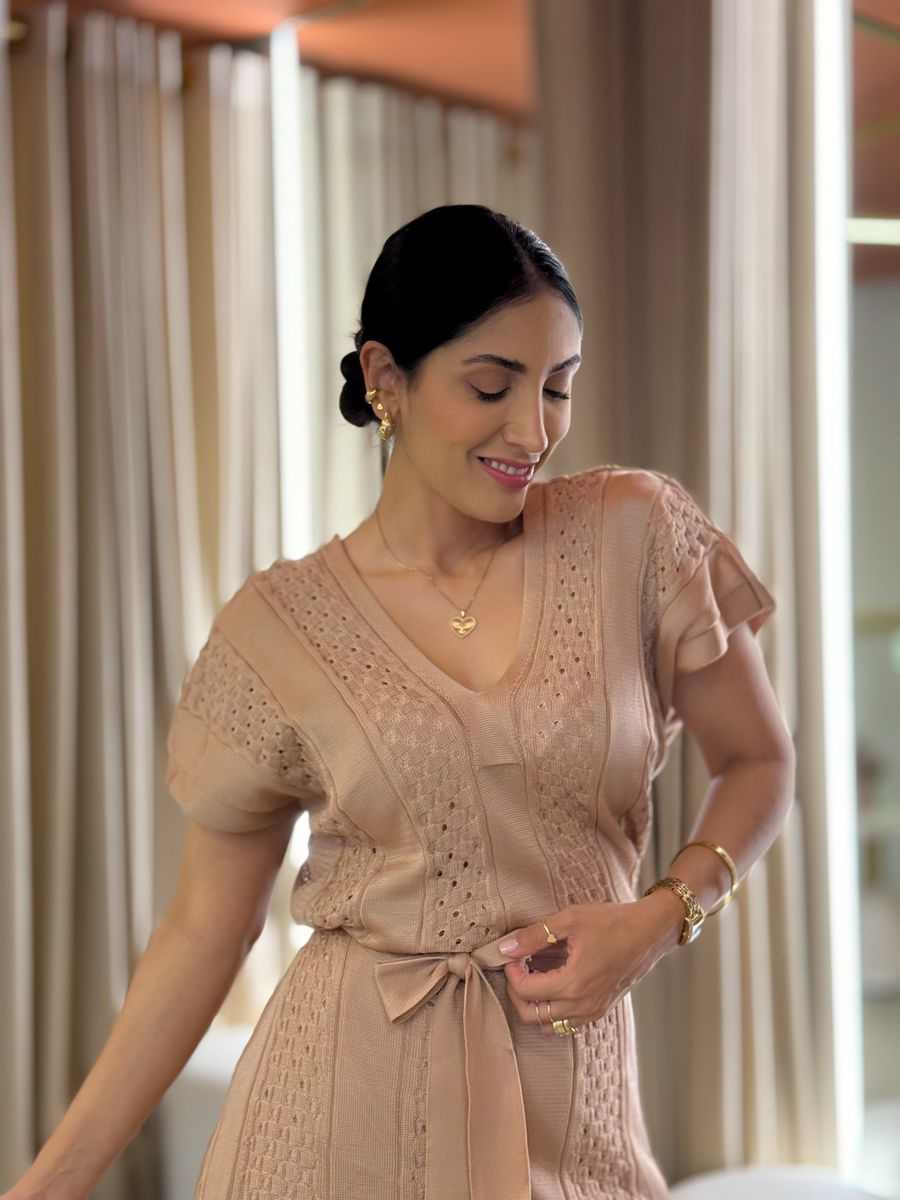 Vestido Tamires Nude