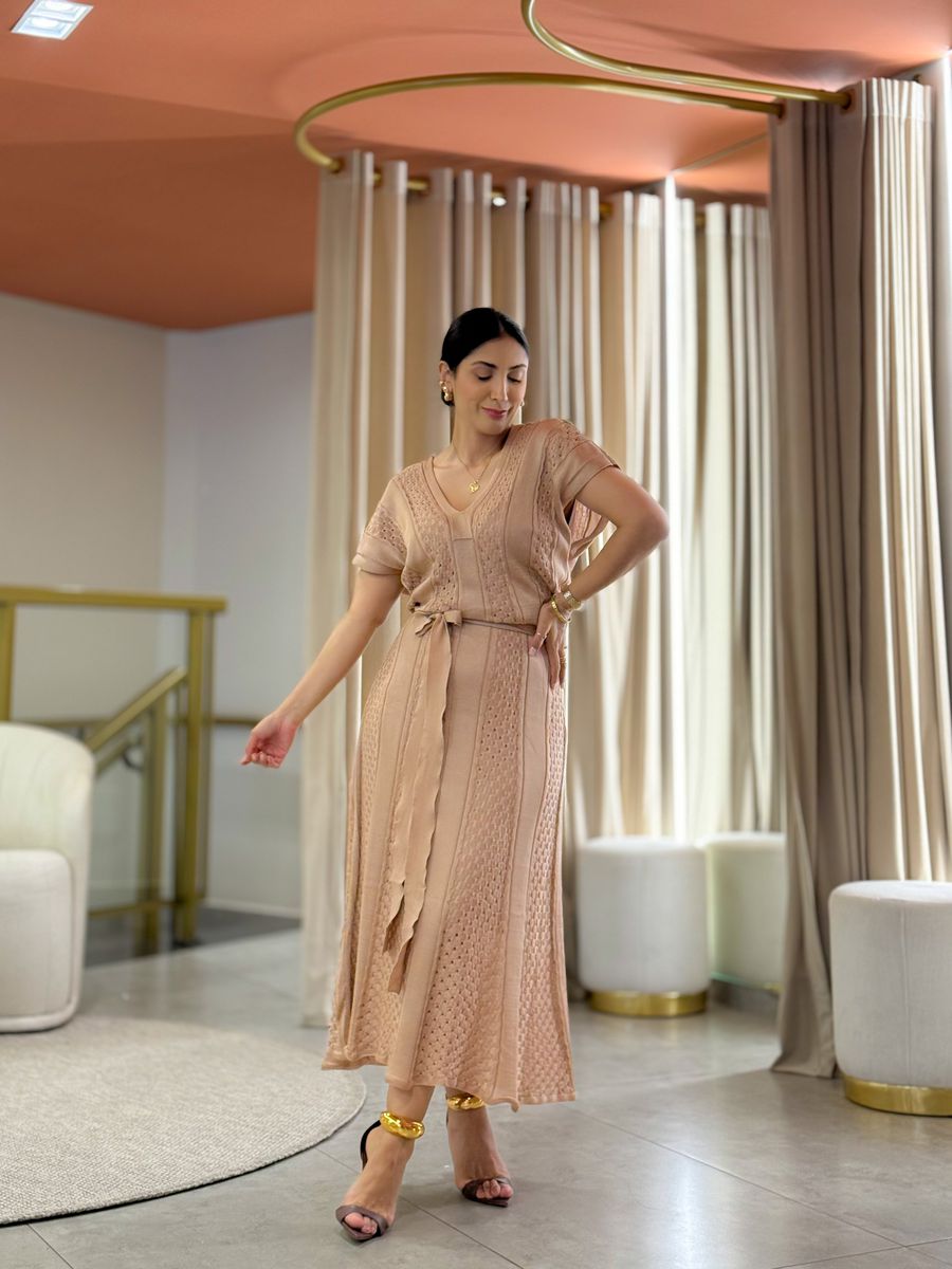 Vestido Tamires Nude