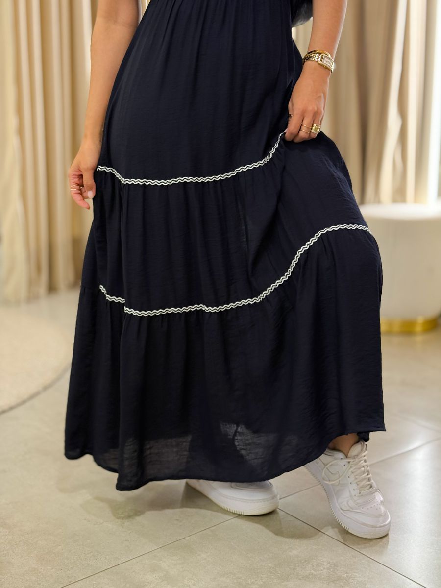 Vestido Cindy Azul Marinho