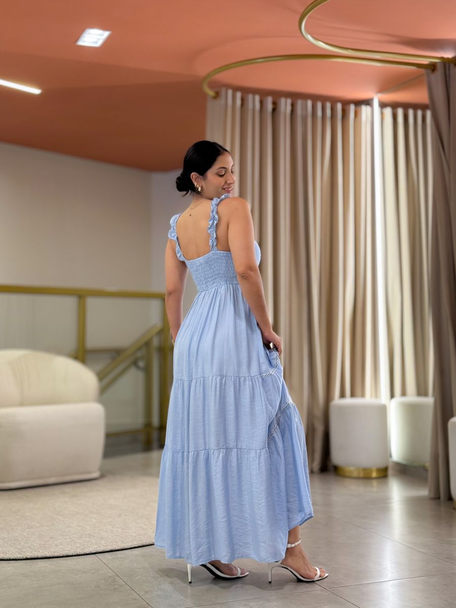 Vestido Cindy Azul Bebe