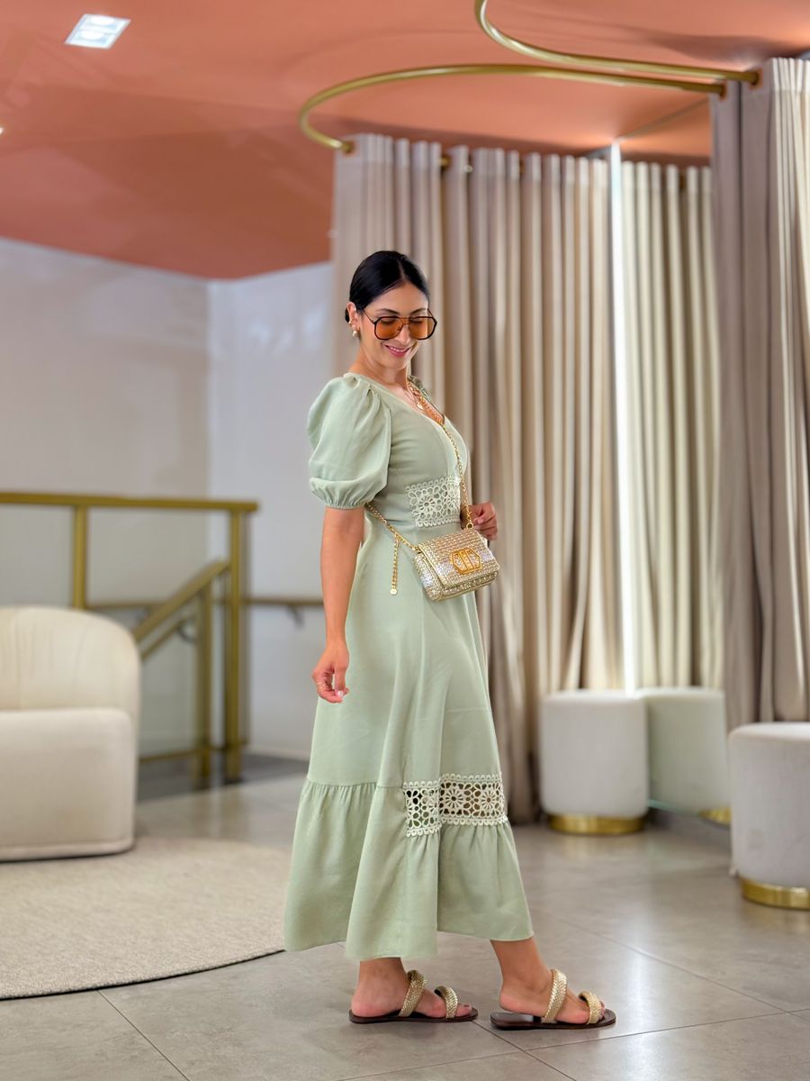 Vestido Betina Verde Oliva