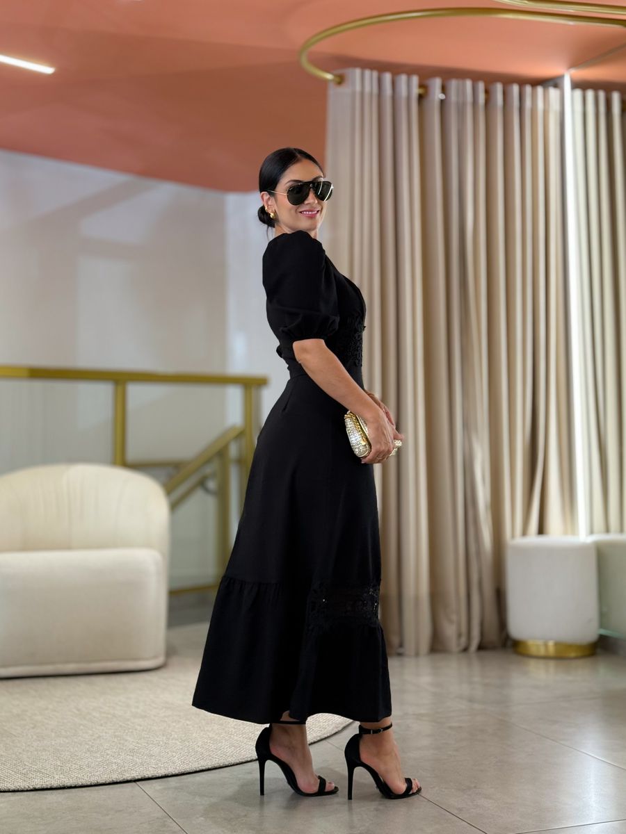 Vestido Betina Preto