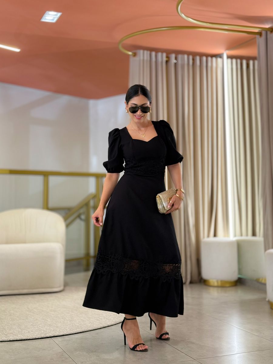 Vestido Betina Preto