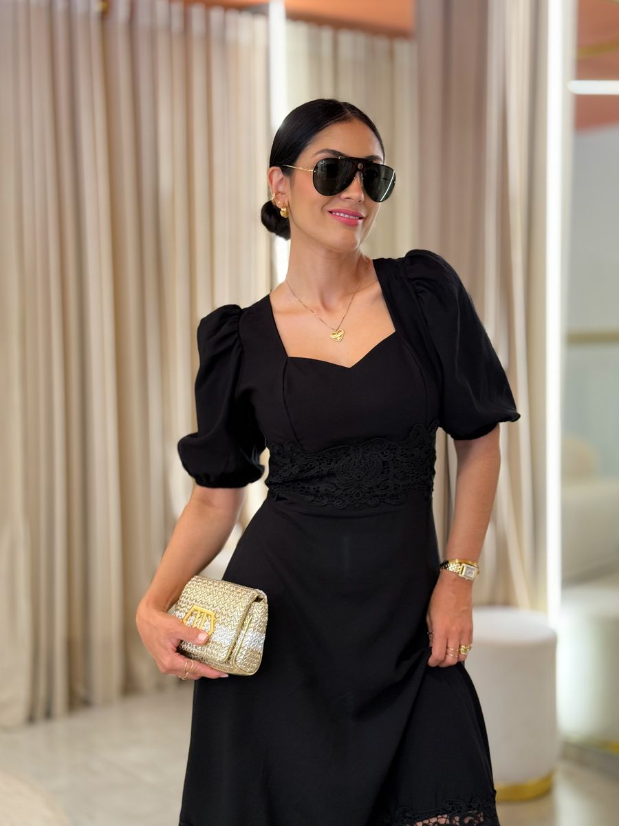 Vestido Betina Preto