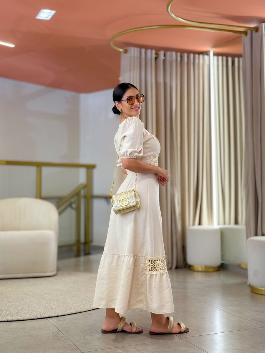 Vestido Betina Creme