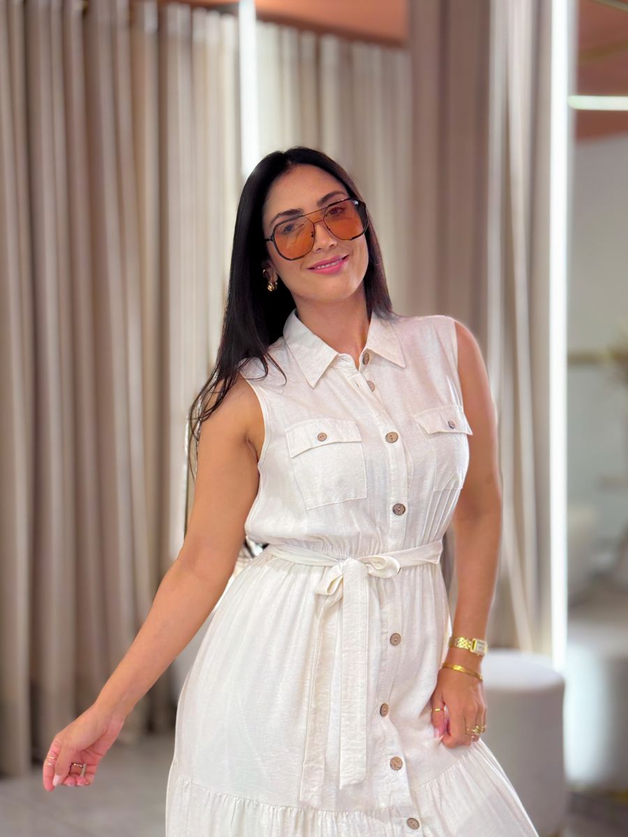 Vestido Joyce Off White