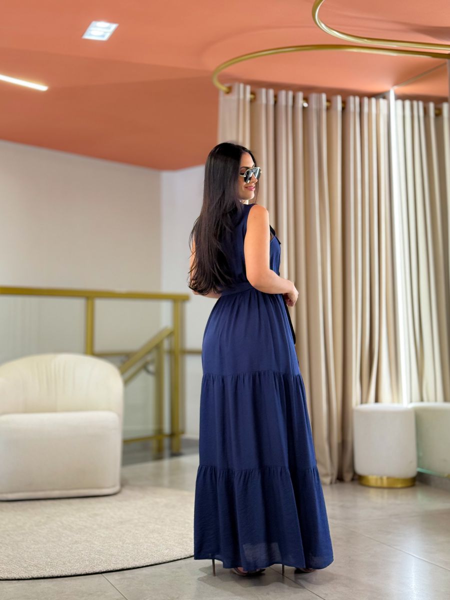 Vestido Joyce Azul Marinho