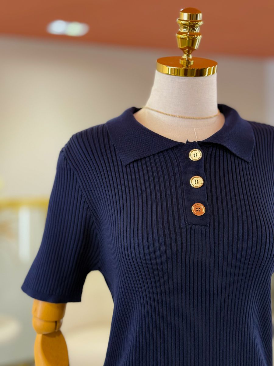 Blusa Amanda Azul Marinho